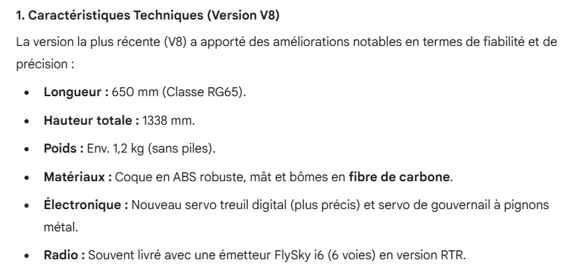 df65 caracteristiques